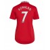 Billige Manchester United Cristiano Ronaldo #7 Hjemmetrøye Dame 2022-23 Kortermet